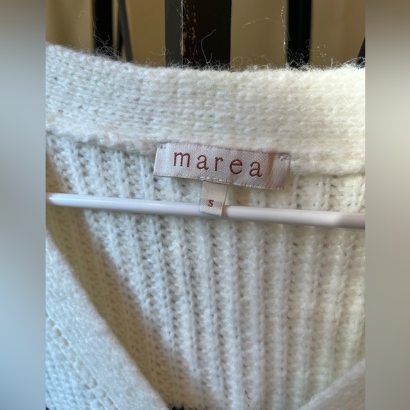 Marea by Liz Joy Sailor Striped Cardi Navy: SZ S - Picture 4 of 4